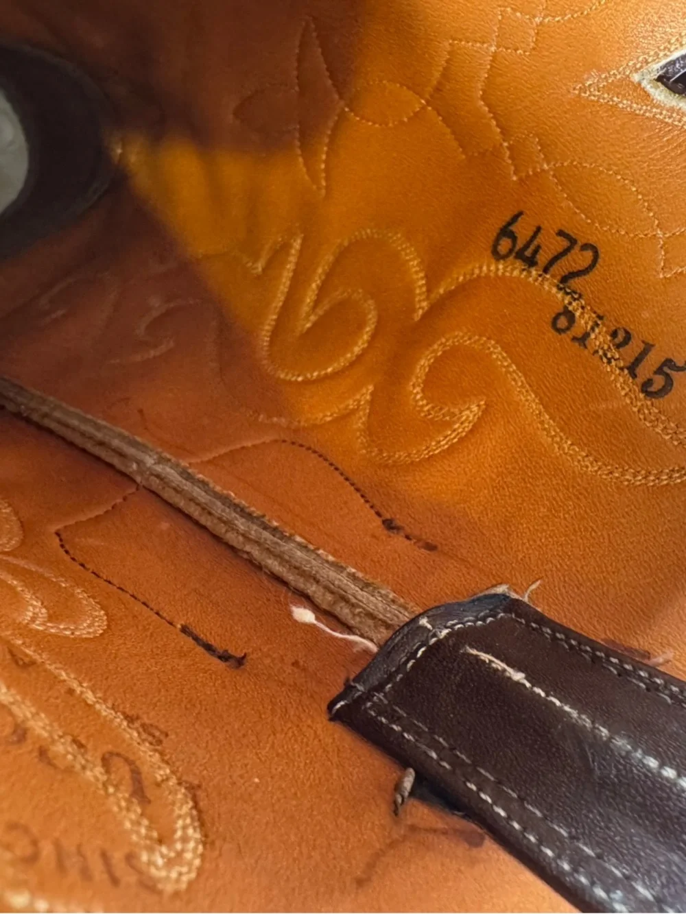 Lucchese San Antonio Men’s Vintage Cowboy Boots Size 10.5 D #6472 Made In USA - Picture 15 of 16